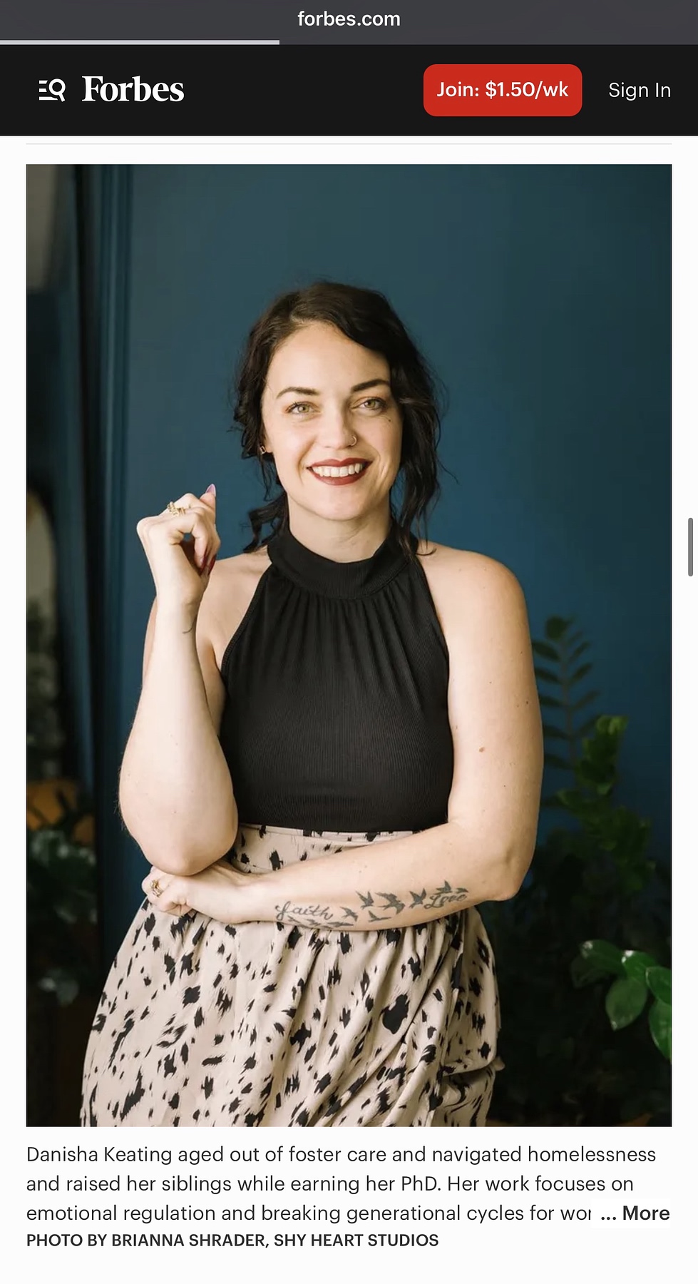 Forbes feature